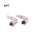 EMT high quality stainless steel JIC female 90 elbow hydraulic hose fittings